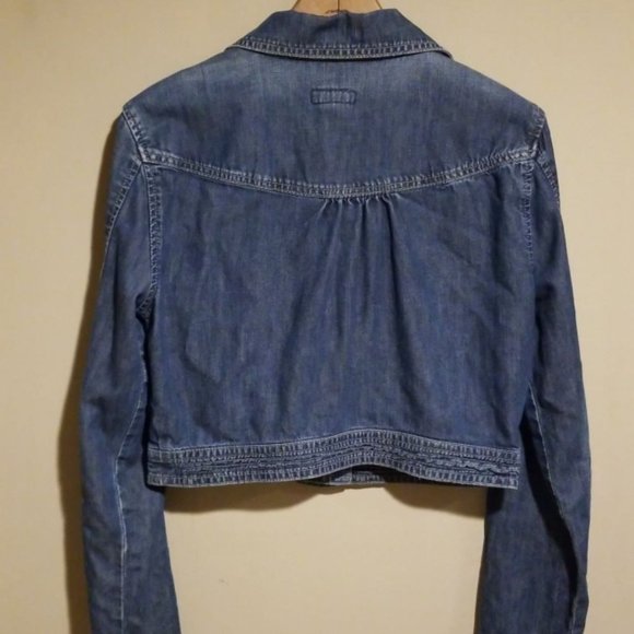 Calvin Klein Women's Jean Jacket Size Large - Picture 3 of 4